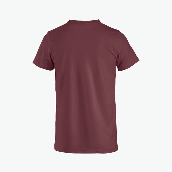 Clique Basic-T - Bordeaux T-Shirt Clique