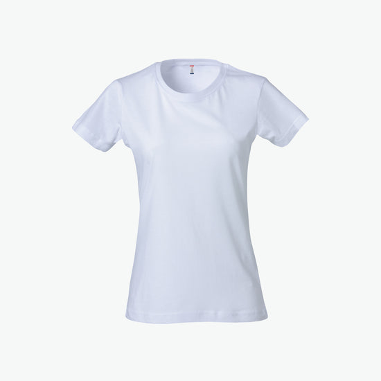 Clique Basic-T Women - Wit T-Shirt Dames Clique XS