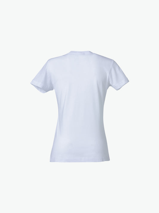 Clique Basic-T Women - Wit T-Shirt Dames Clique
