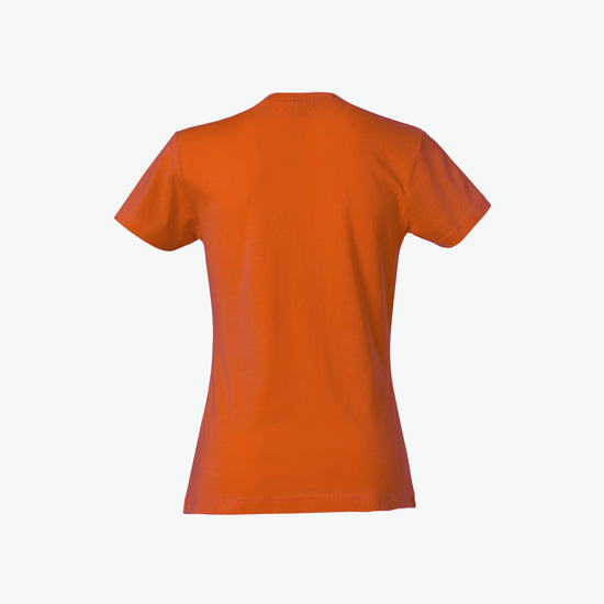Clique Basic-T Women - Dieporanje T-Shirt Dames Clique