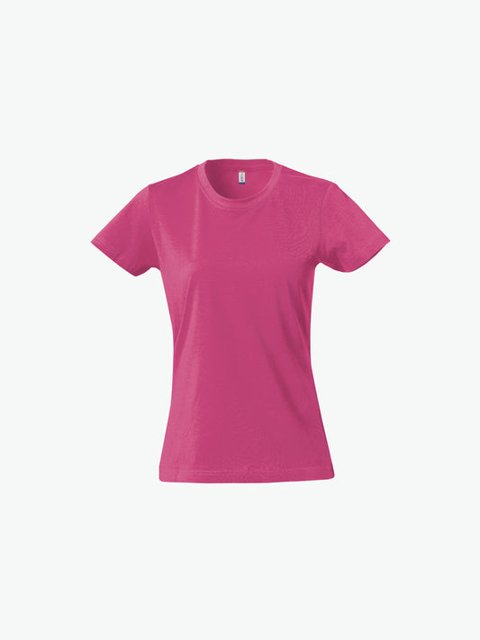 Clique Basic-T Women - Helder Kersen T-Shirt Dames Clique XS