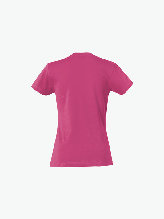 Clique Basic-T Women - Helder Kersen T-Shirt Dames Clique