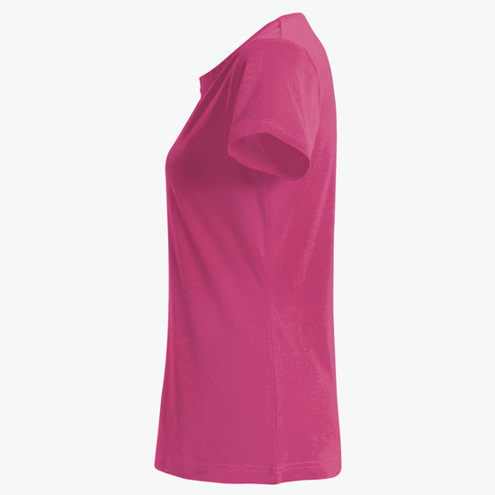 Clique Basic-T Women - Helder Kersen T-Shirt Dames Clique