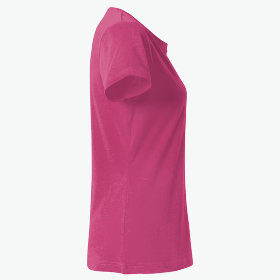 Clique Basic-T Women - Helder Kersen T-Shirt Dames Clique