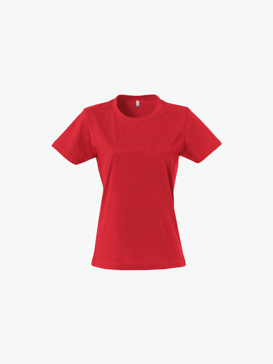 Clique Basic-T Women - Rood T-Shirt Dames Clique XS