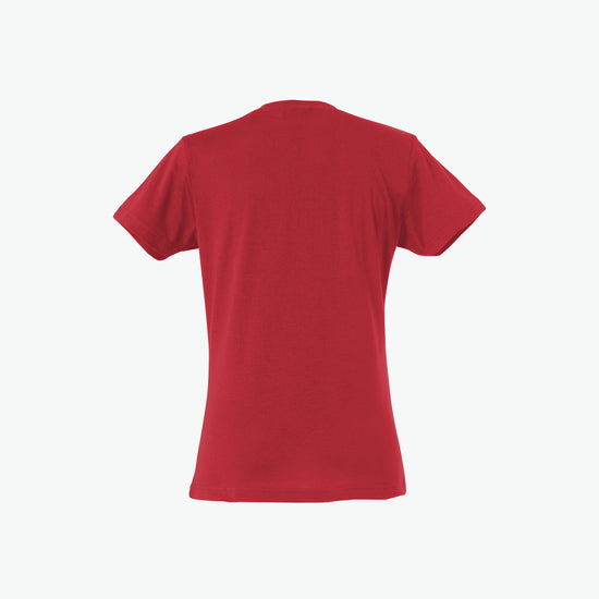 Clique Basic-T Women - Rood T-Shirt Dames Clique