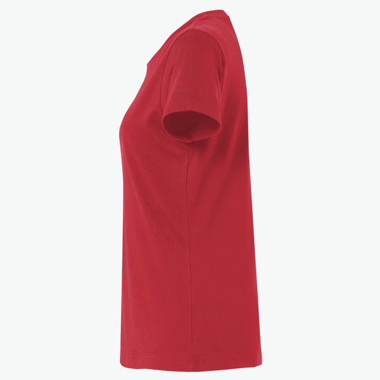 Clique Basic-T Women - Rood T-Shirt Dames Clique