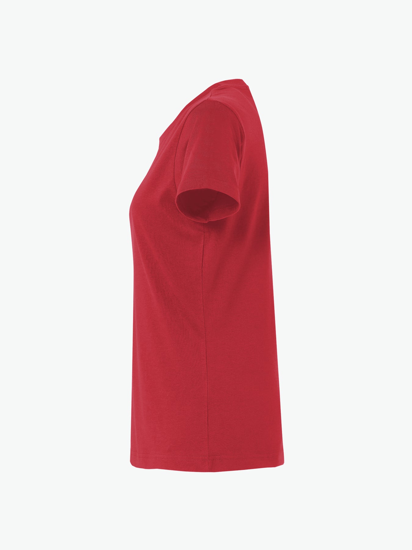 Clique Basic-T Women - Rood T-Shirt Dames Clique