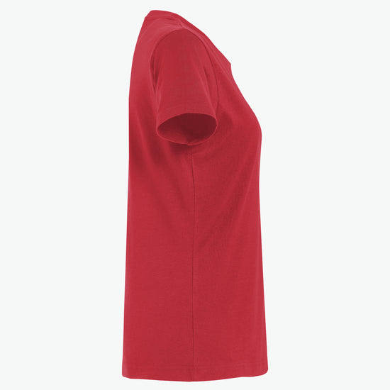 Clique Basic-T Women - Rood T-Shirt Dames Clique