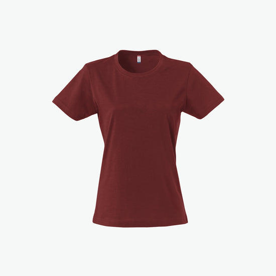 Clique Basic-T Women - Bordeaux T-Shirt Dames Clique XS