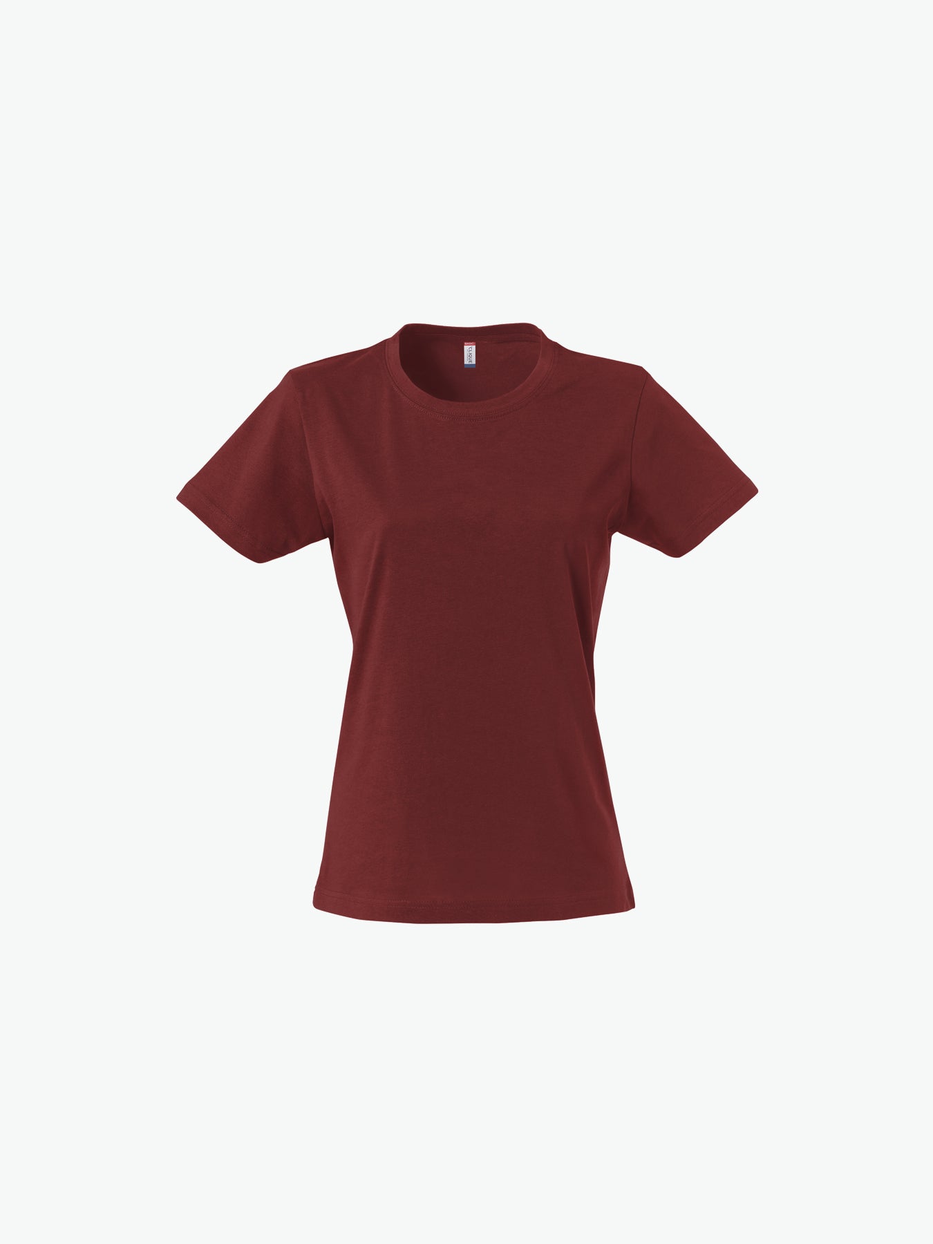 Clique Basic-T Women - Bordeaux T-Shirt Dames Clique XS