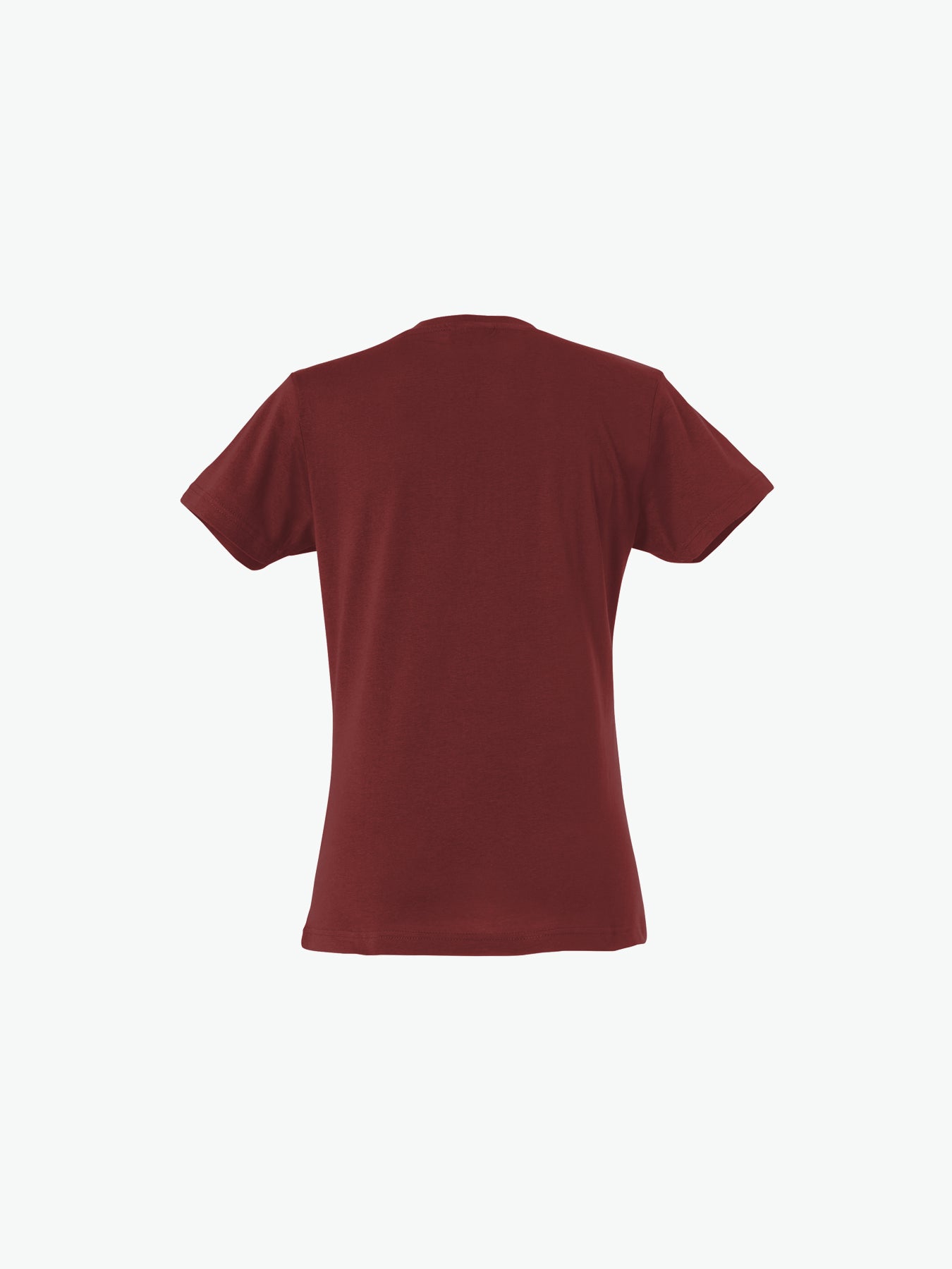 Clique Basic-T Women - Bordeaux T-Shirt Dames Clique