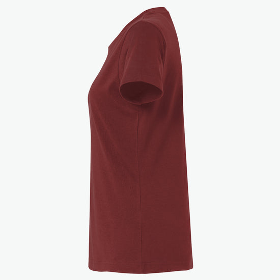 Clique Basic-T Women - Bordeaux T-Shirt Dames Clique