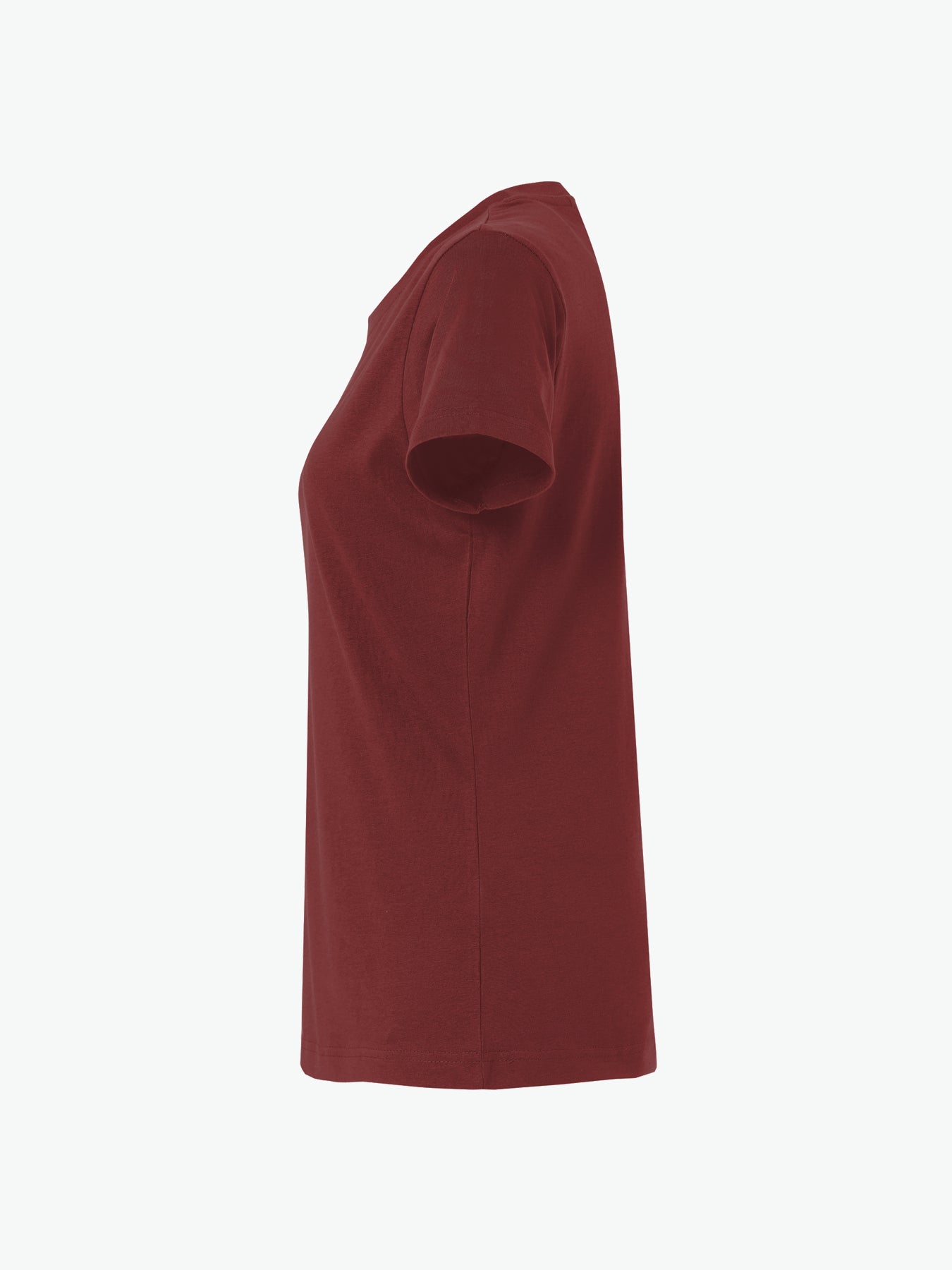 Clique Basic-T Women - Bordeaux T-Shirt Dames Clique