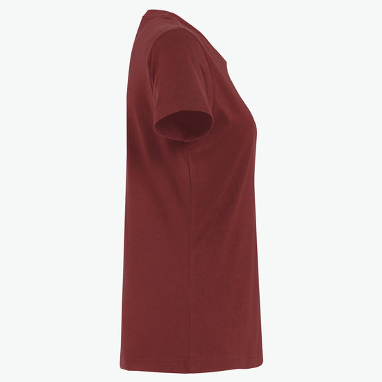 Clique Basic-T Women - Bordeaux T-Shirt Dames Clique