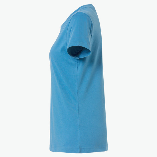 Clique Basic-T Women - Turquoise T-Shirt Dames Clique