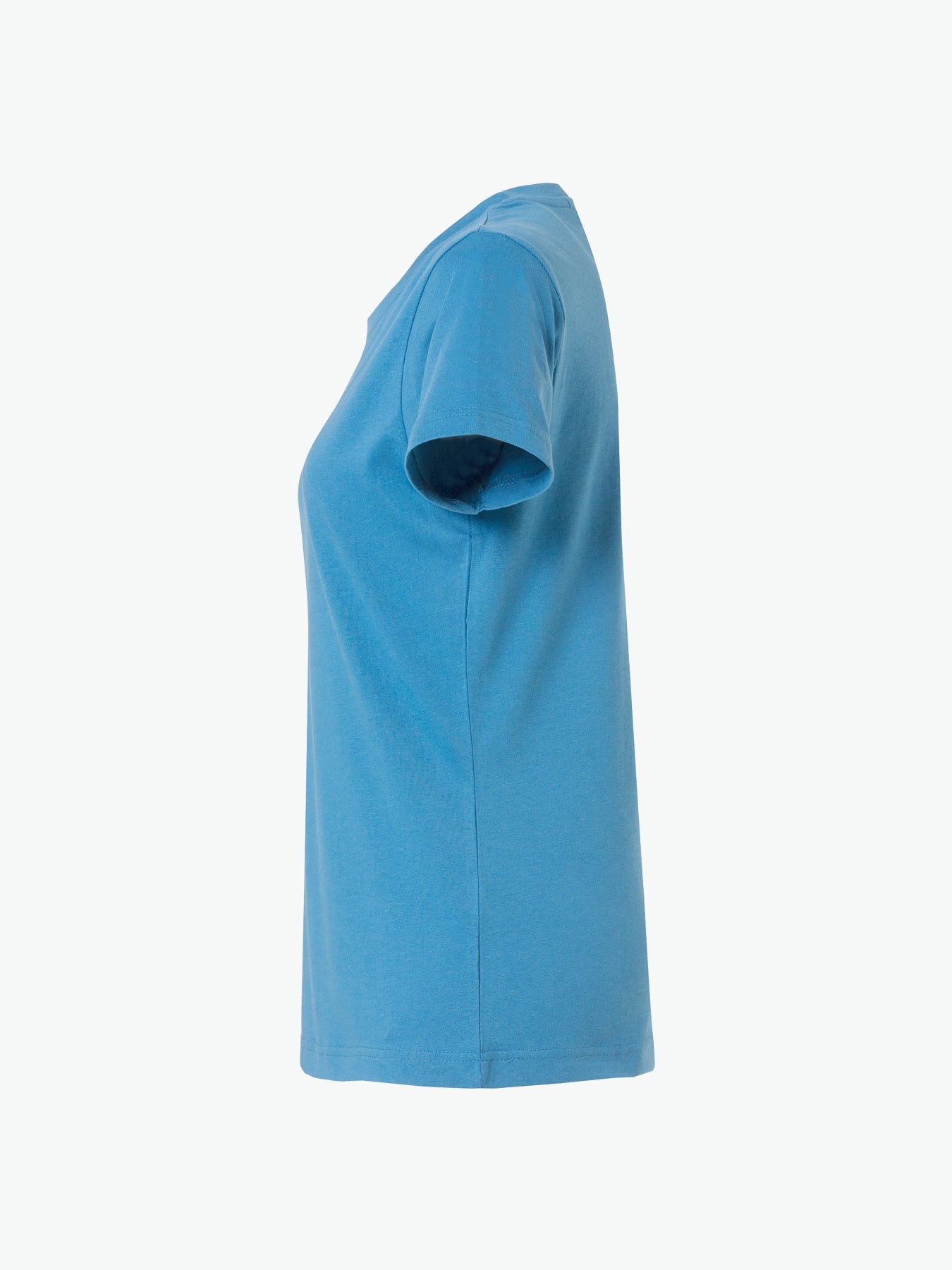 Clique Basic-T Women - Turquoise T-Shirt Dames Clique
