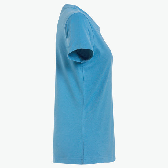 Clique Basic-T Women - Turquoise T-Shirt Dames Clique