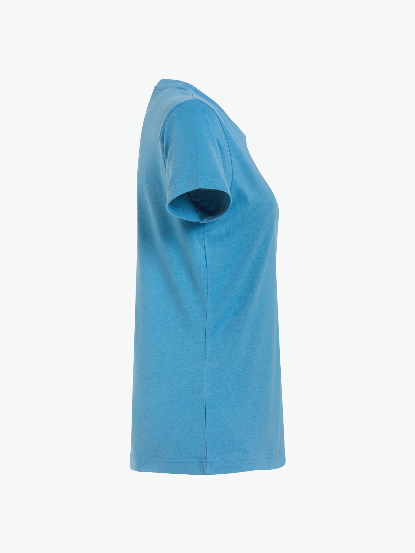 Clique Basic-T Women - Turquoise T-Shirt Dames Clique