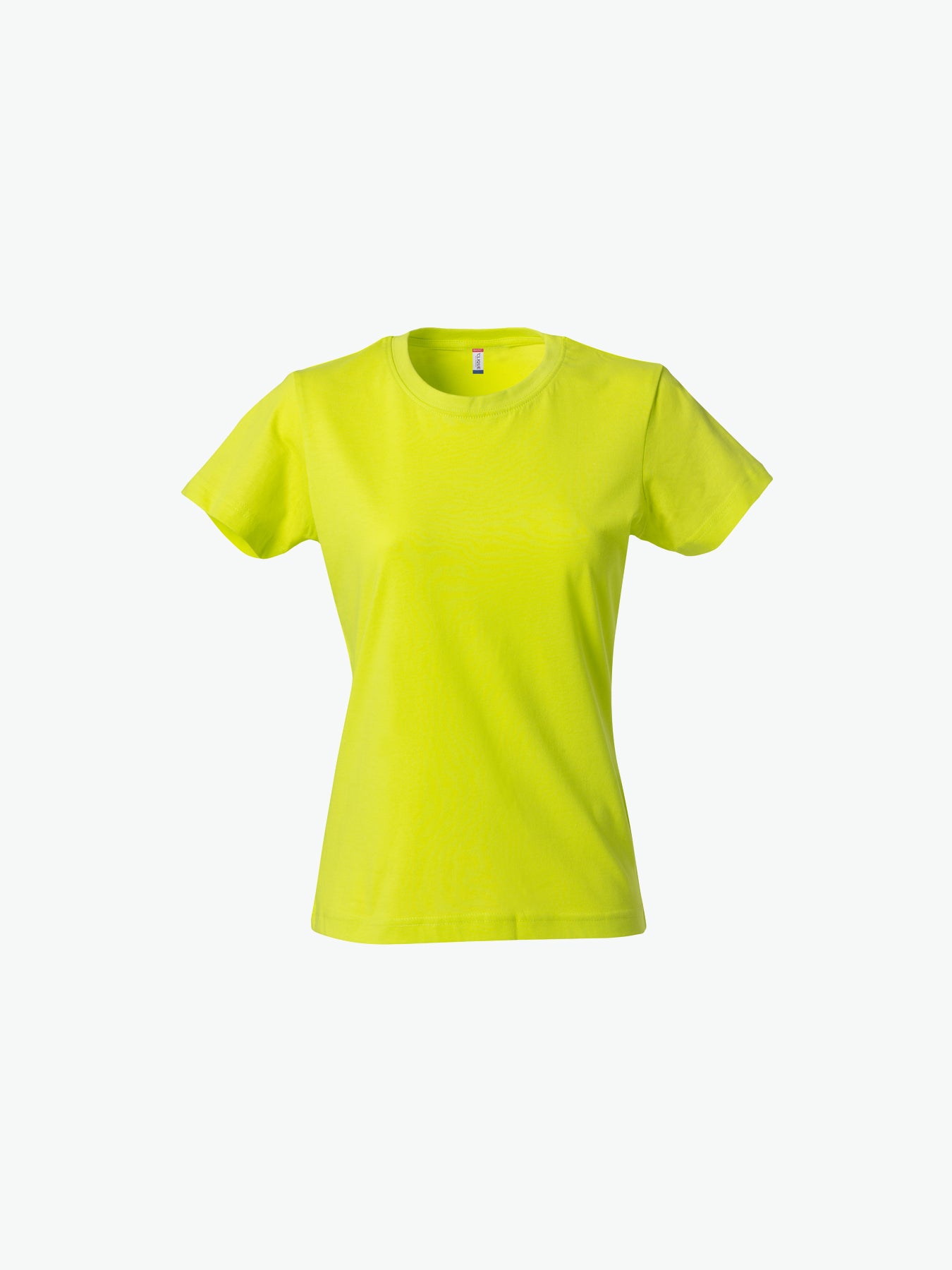 Clique Basic-T Women - Signaalgroen T-Shirt Dames Clique XS