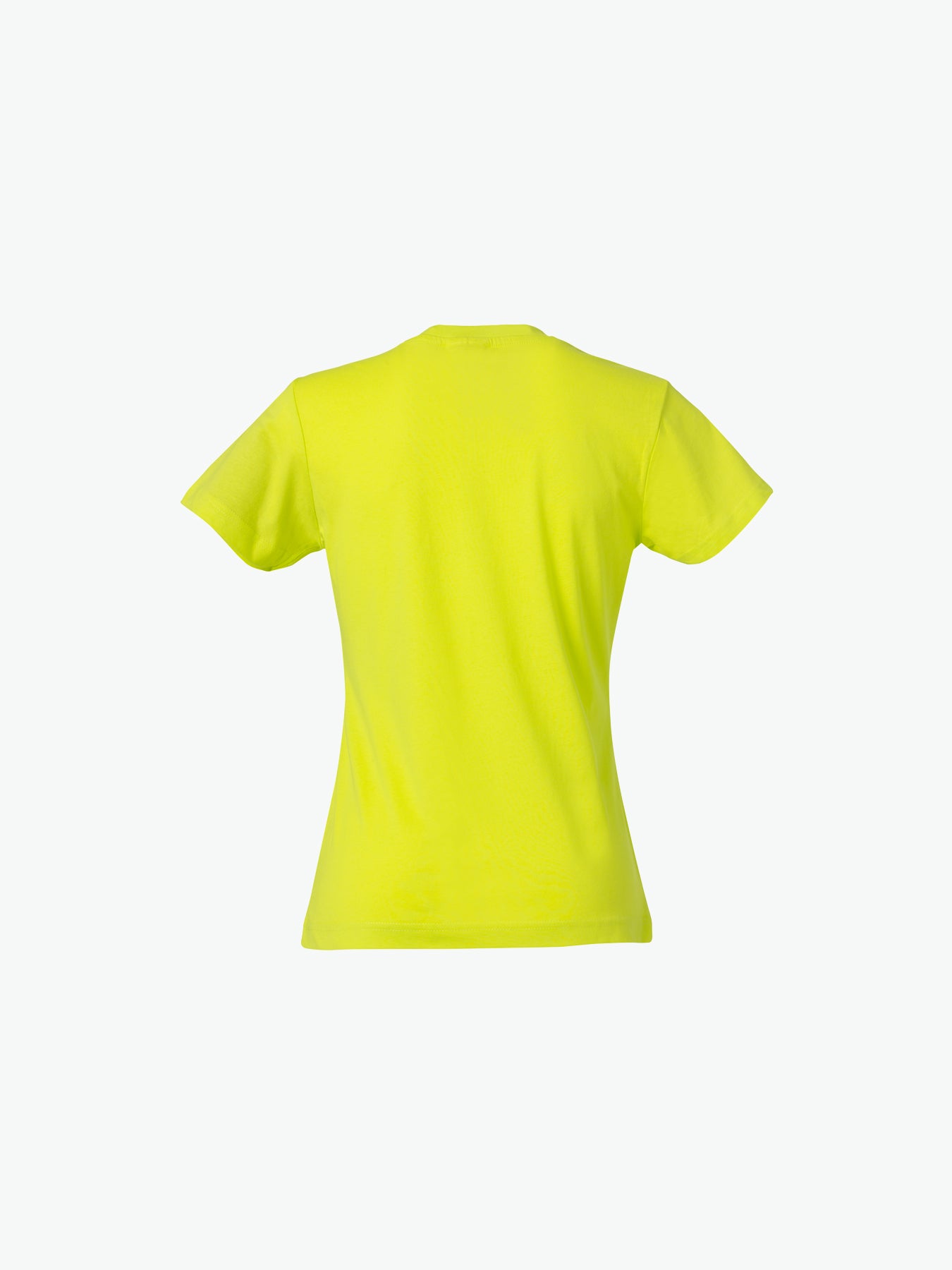 Clique Basic-T Women - Signaalgroen T-Shirt Dames Clique