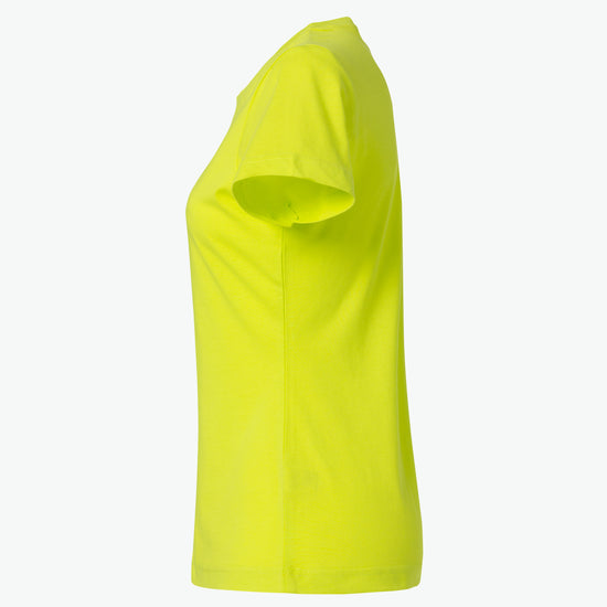 Clique Basic-T Women - Signaalgroen T-Shirt Dames Clique