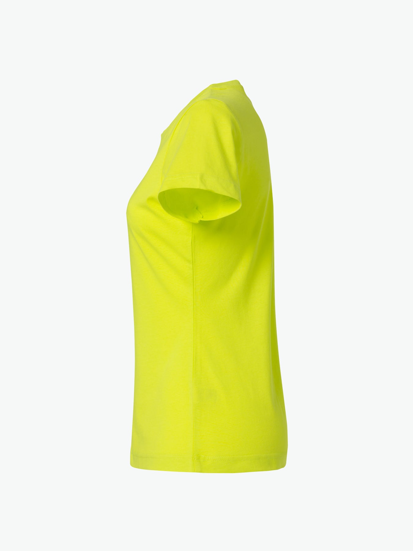 Clique Basic-T Women - Signaalgroen T-Shirt Dames Clique