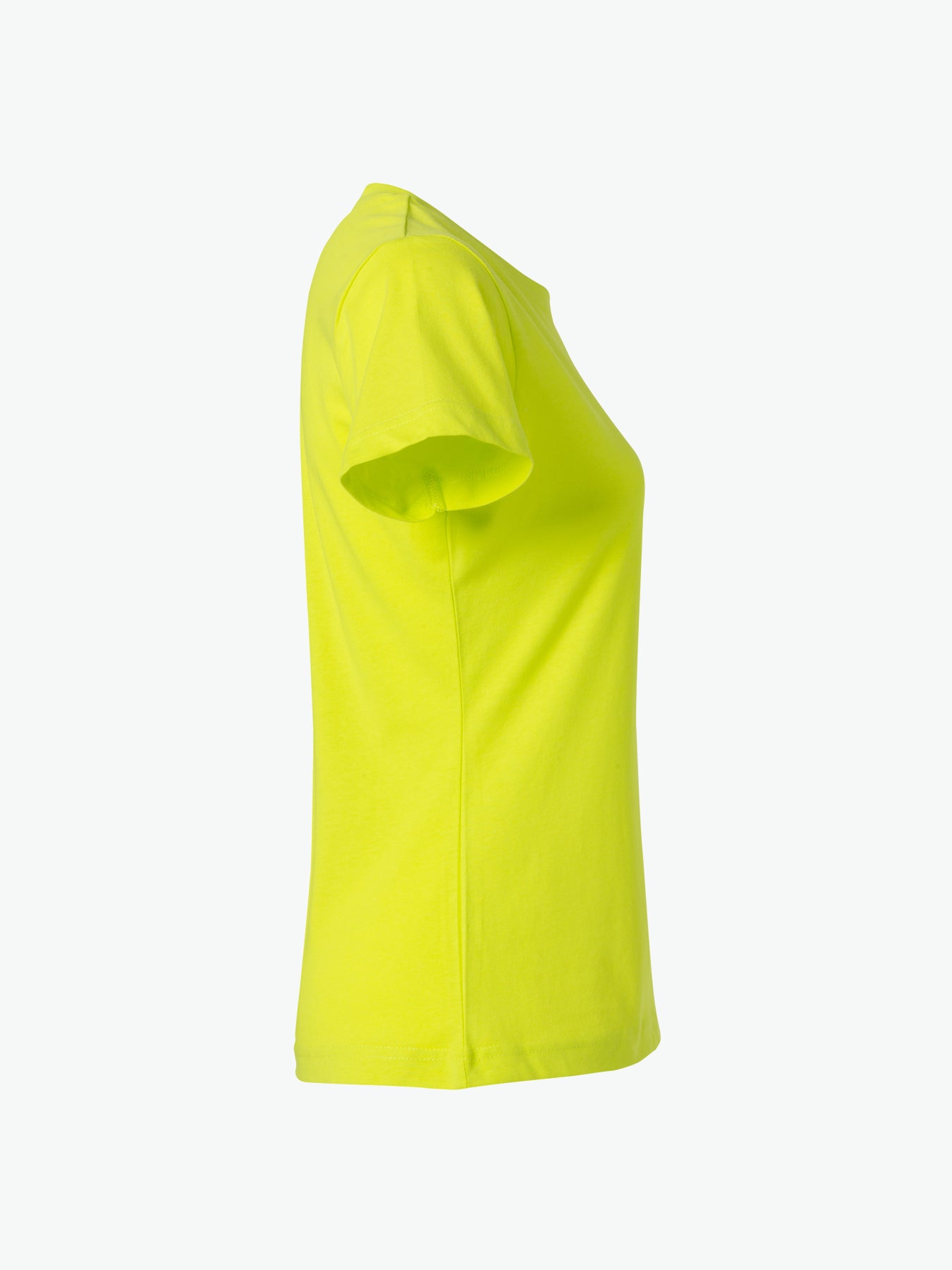 Clique Basic-T Women - Signaalgroen T-Shirt Dames Clique