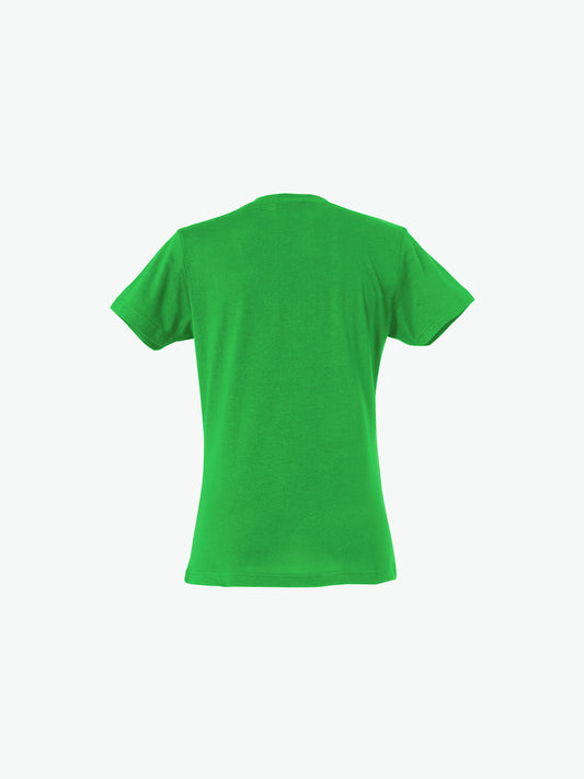 Clique Basic-T Women - Appelgroen T-Shirt Dames Clique