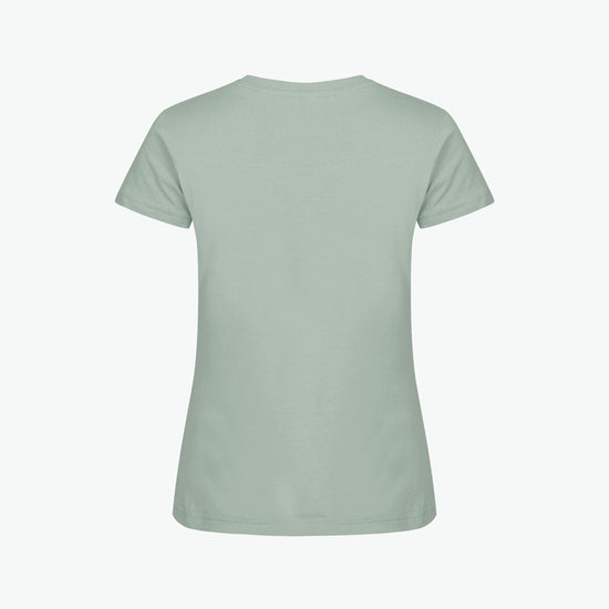 Clique Basic-T Women - Saliegroen T-Shirt Dames Clique