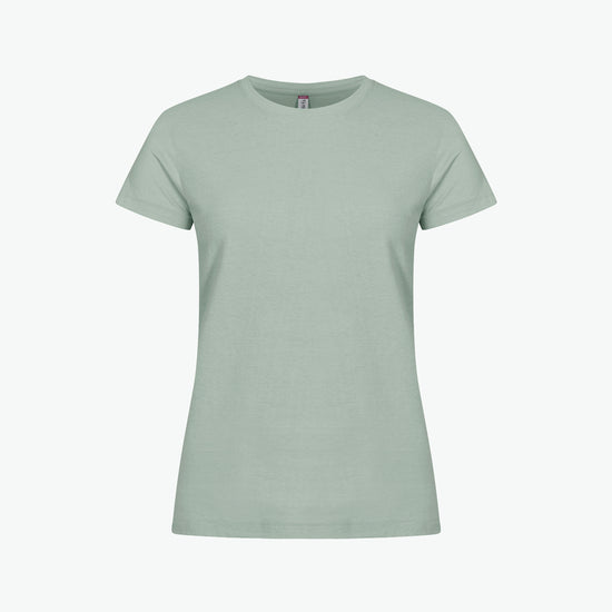Clique Basic-T Women - Saliegroen T-Shirt Dames Clique XS