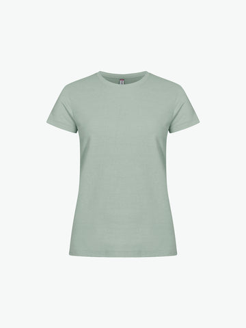 Clique Basic-T Women - Saliegroen T-Shirt Dames Clique XS