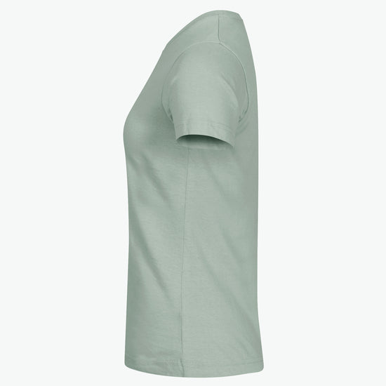 Clique Basic-T Women - Saliegroen T-Shirt Dames Clique