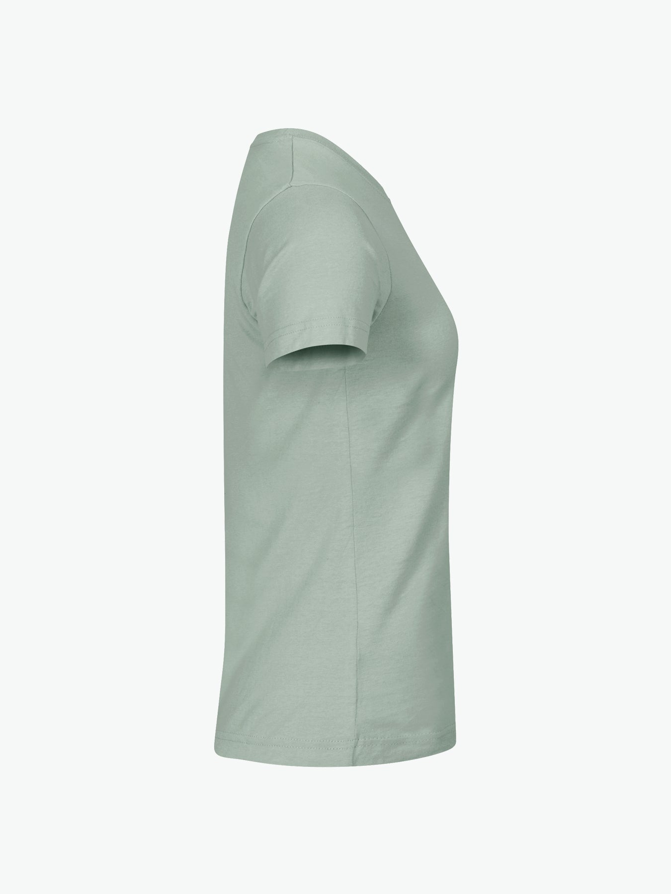 Clique Basic-T Women - Saliegroen T-Shirt Dames Clique