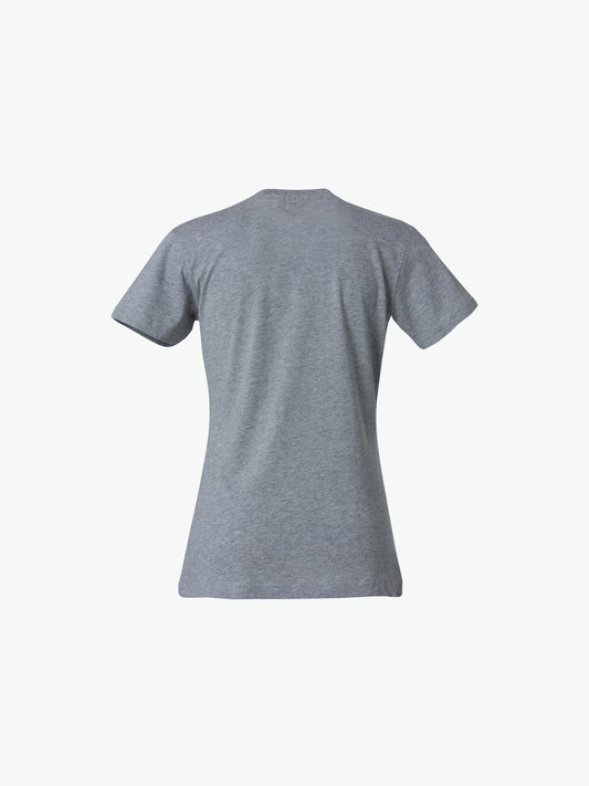 Clique Basic-T Women - Grijsmelange T-Shirt Dames Clique