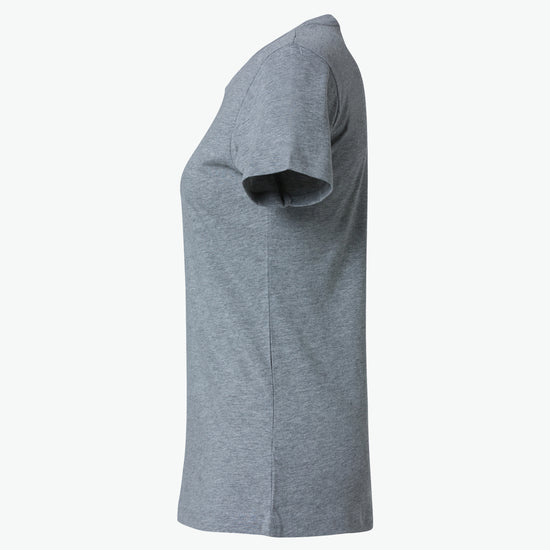 Clique Basic-T Women - Grijsmelange T-Shirt Dames Clique