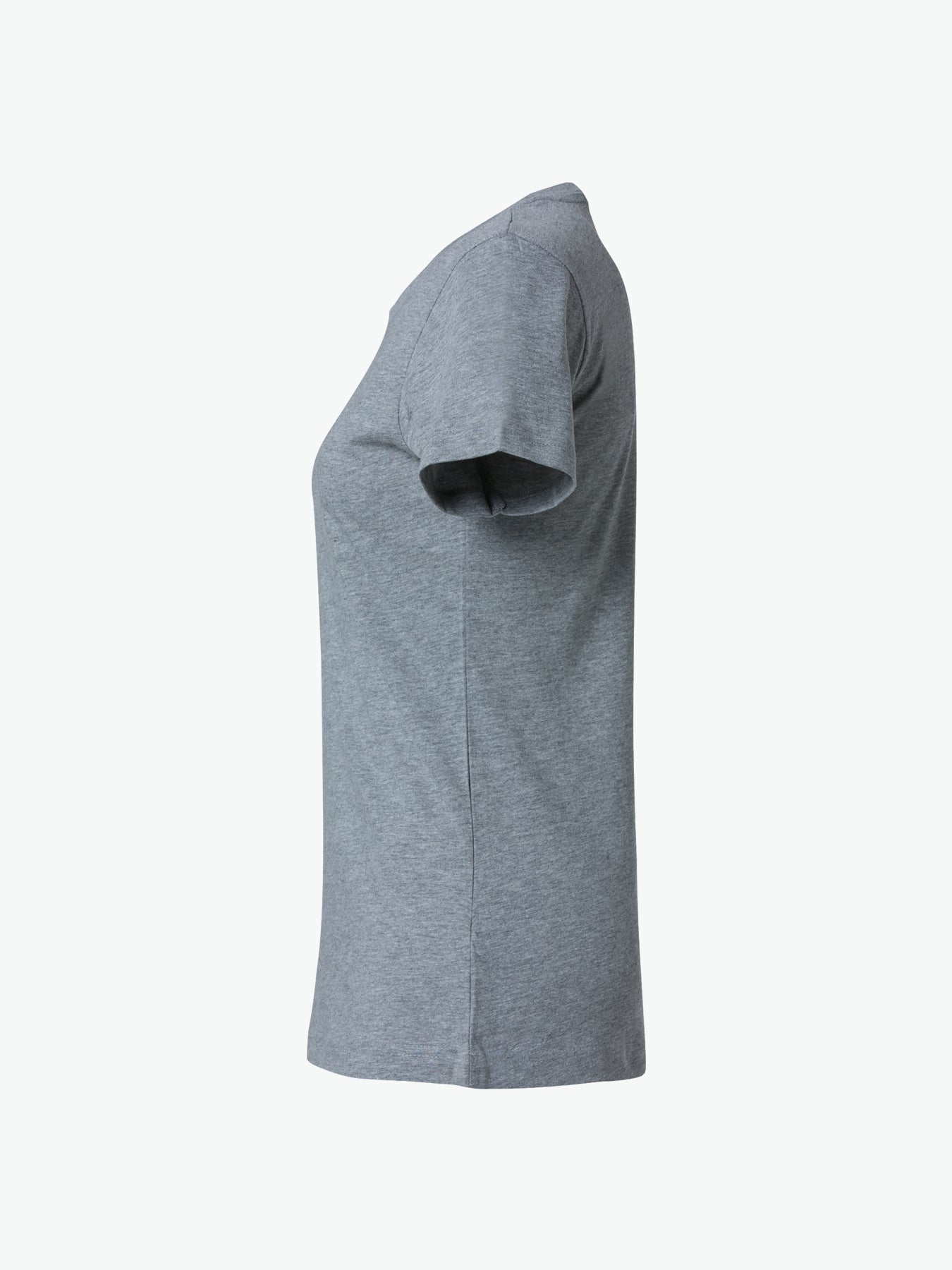 Clique Basic-T Women - Grijsmelange T-Shirt Dames Clique
