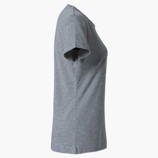 Clique Basic-T Women - Grijsmelange T-Shirt Dames Clique
