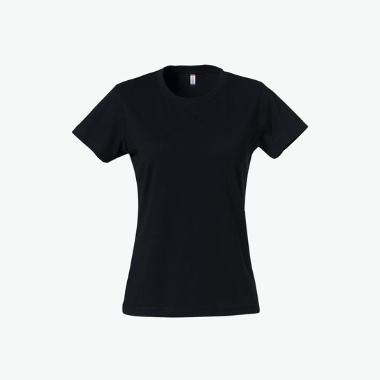 Clique Basic-T Women - Zwart T-Shirt Dames Clique XS