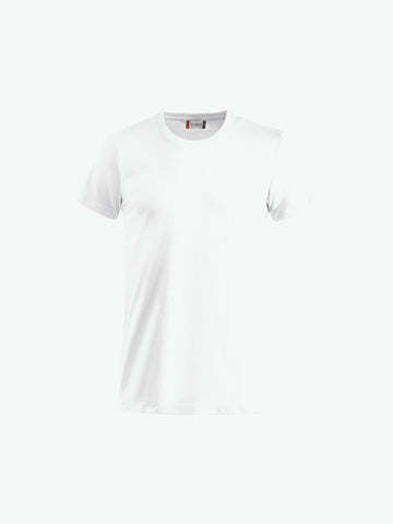 Clique Basic-T Junior - Wit T-Shirt Junior Clique 90/100