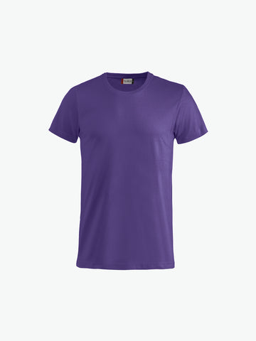Clique Basic-T Junior - Helder Lila T-Shirt Junior Clique 90/100