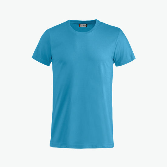 Clique Basic-T Junior - Turquoise T-Shirt Junior Clique 90/100
