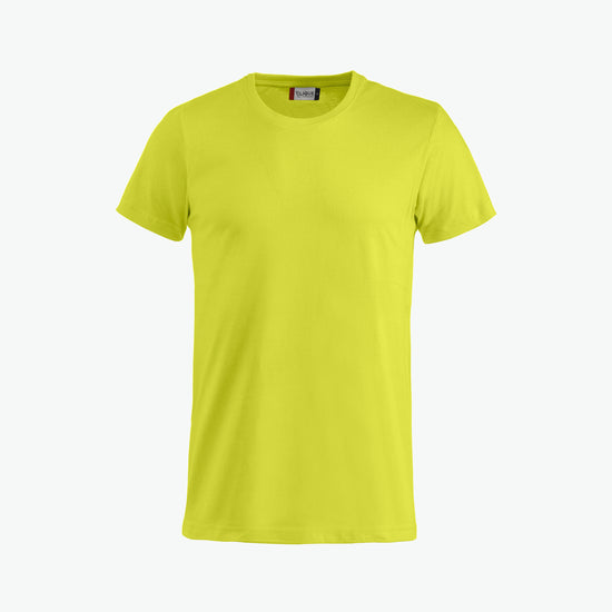 Clique Basic-T Junior - Signaalgroen T-Shirt Junior Clique 90/100