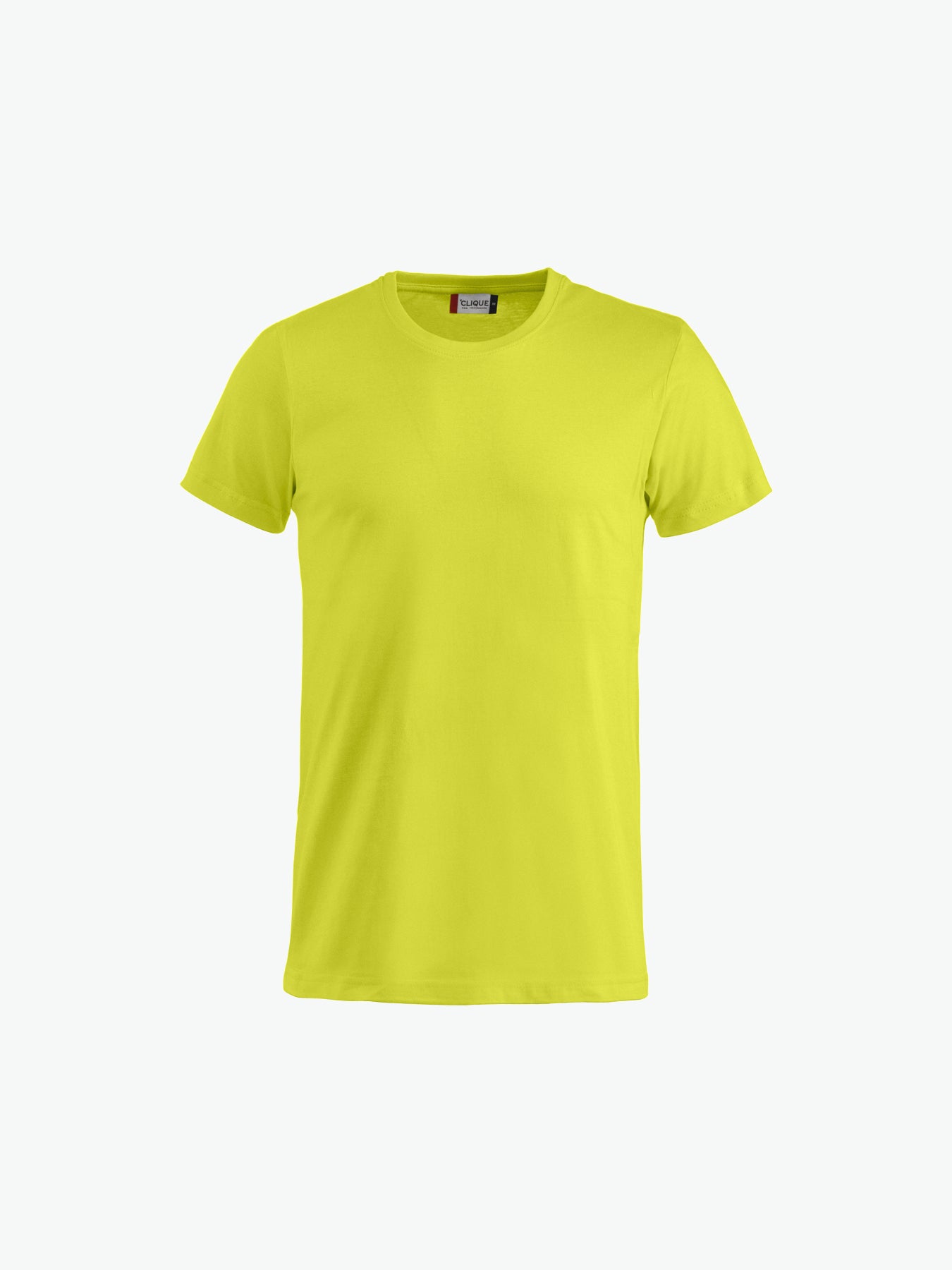 Clique Basic-T Junior - Signaalgroen T-Shirt Junior Clique 90/100