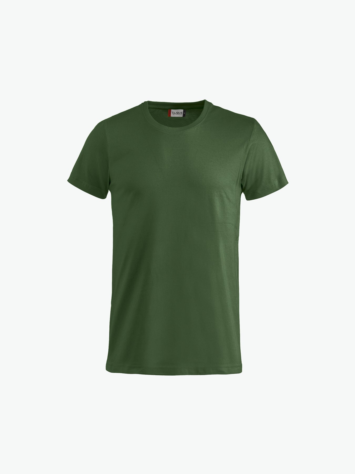Clique Basic-T Junior - Flessengroen T-Shirt Junior Clique 90/100