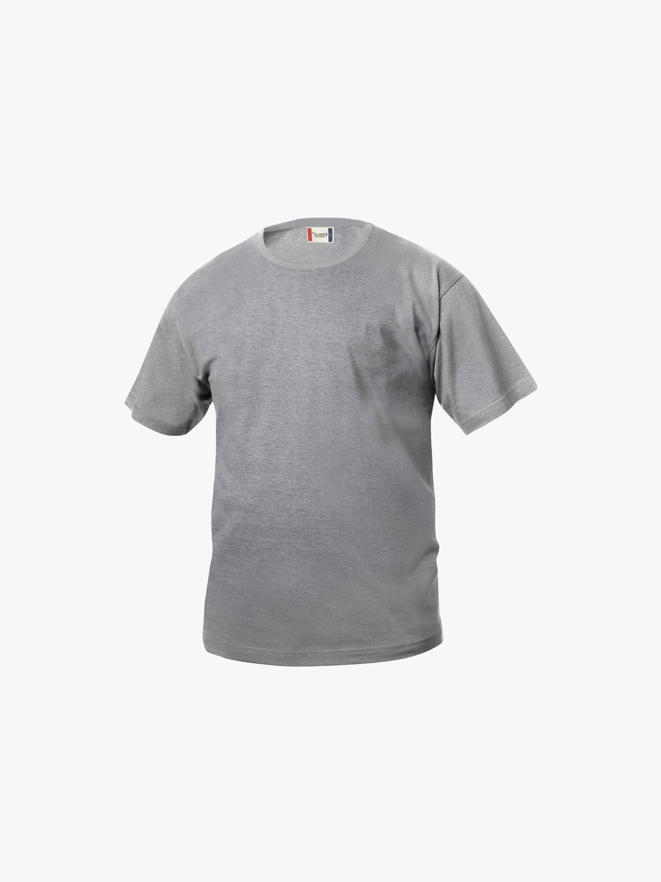 Clique Basic-T Junior - Grijsmelange T-Shirt Junior Clique 90/100