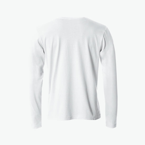 Clique Basic-T L/S - Wit T-Shirt Clique