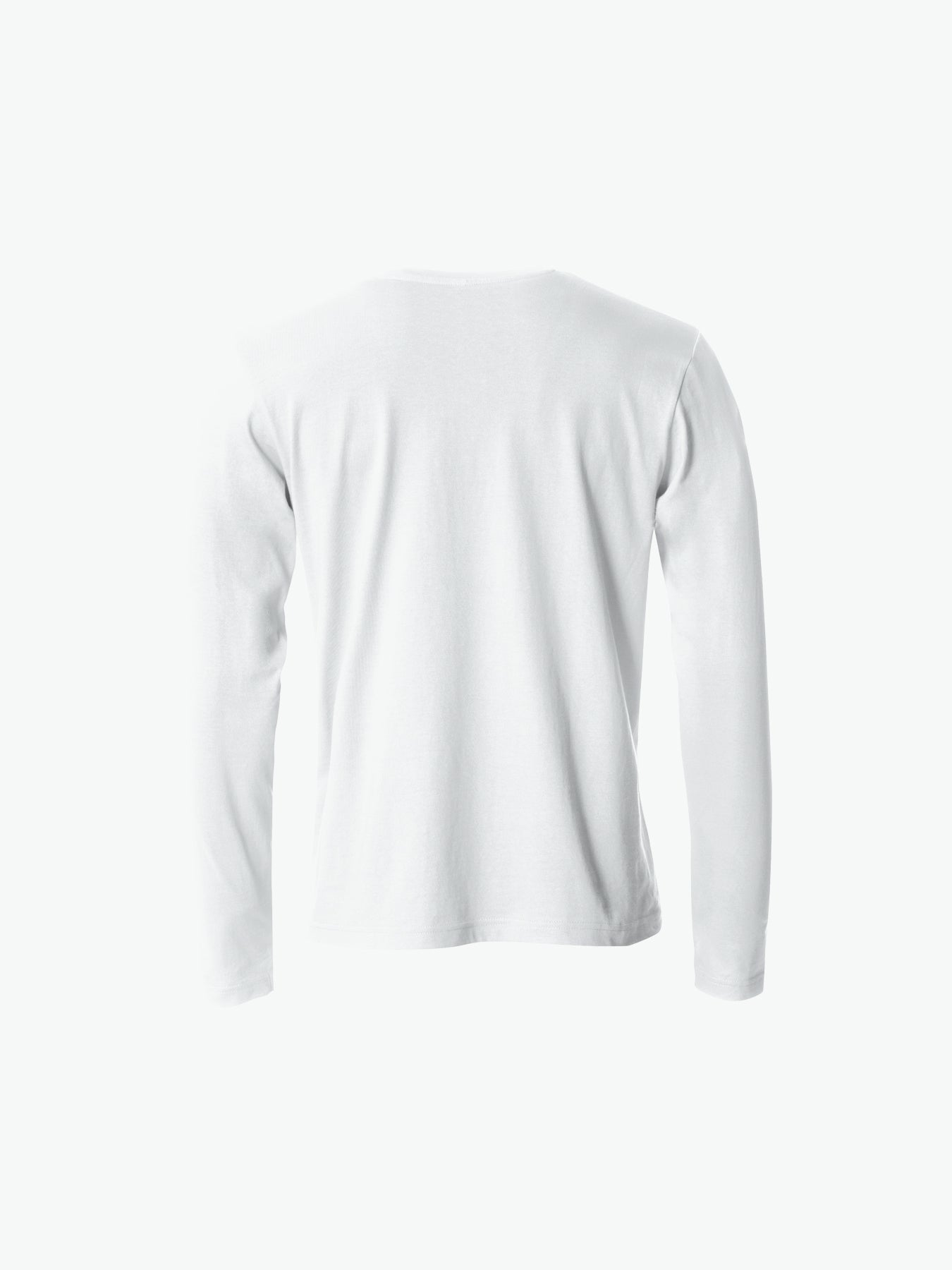 Clique Basic-T L/S - Wit T-Shirt Clique