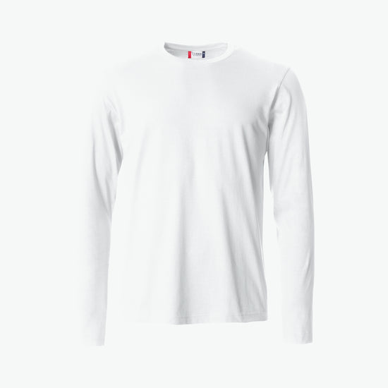 Clique Basic-T L/S - Wit T-Shirt Clique XS