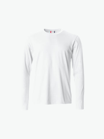 Clique Basic-T L/S - Wit T-Shirt Clique XS